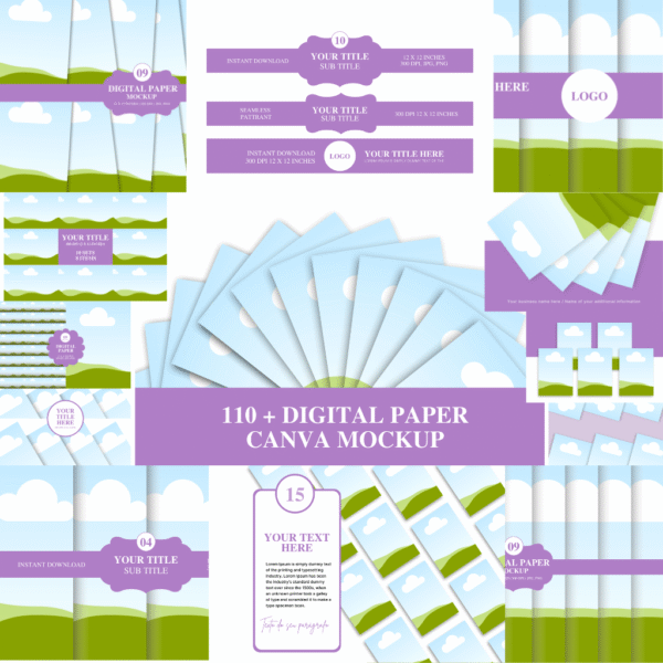 100+ Digital Paper Mockups Collection